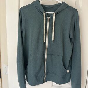 Vuori Halo Performance Hoodie 2.0 Lake Heather Size Small